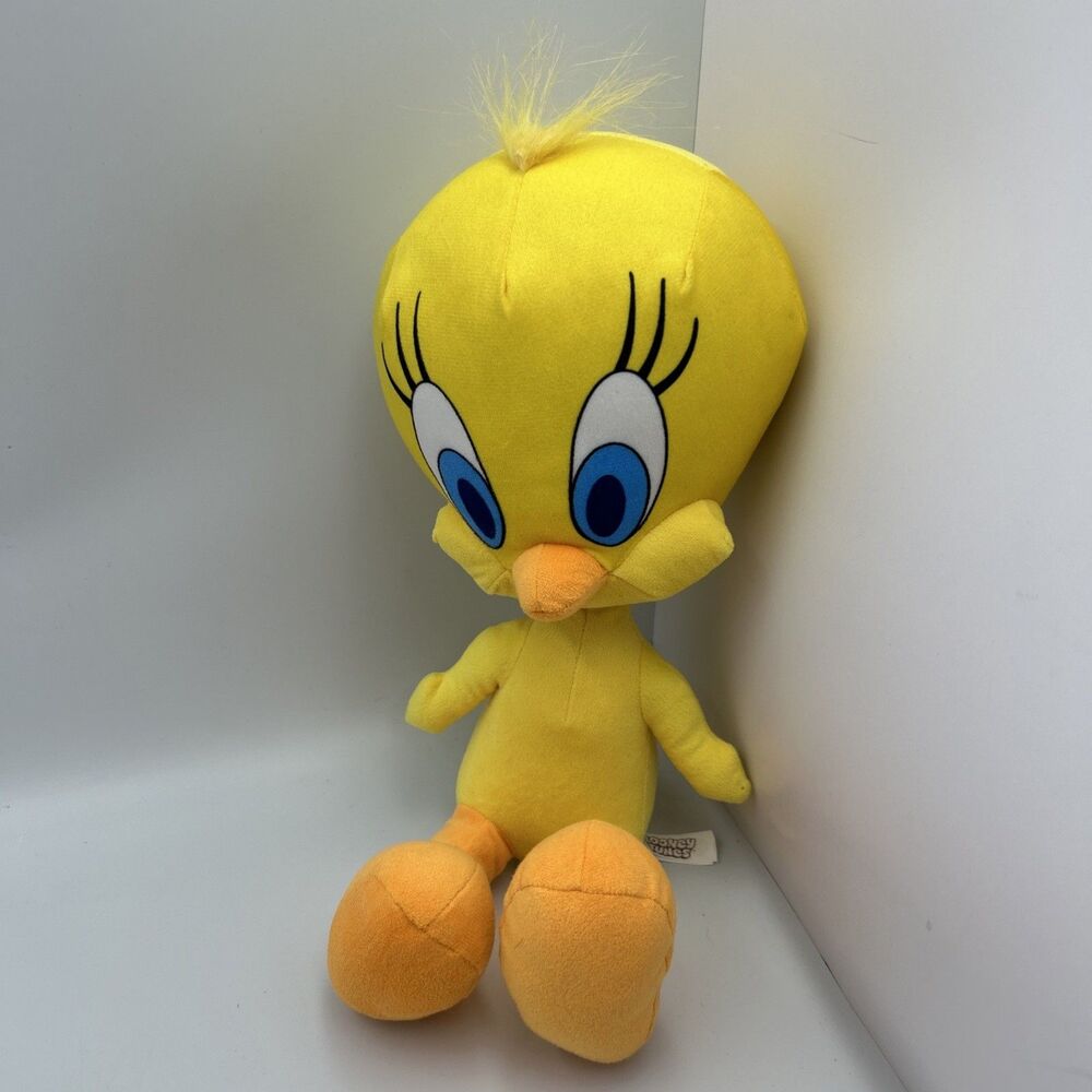 Looney Tunes Tweety Bird 12" Plush Toy Factory Warner Bros Yellow Stuffed Toy